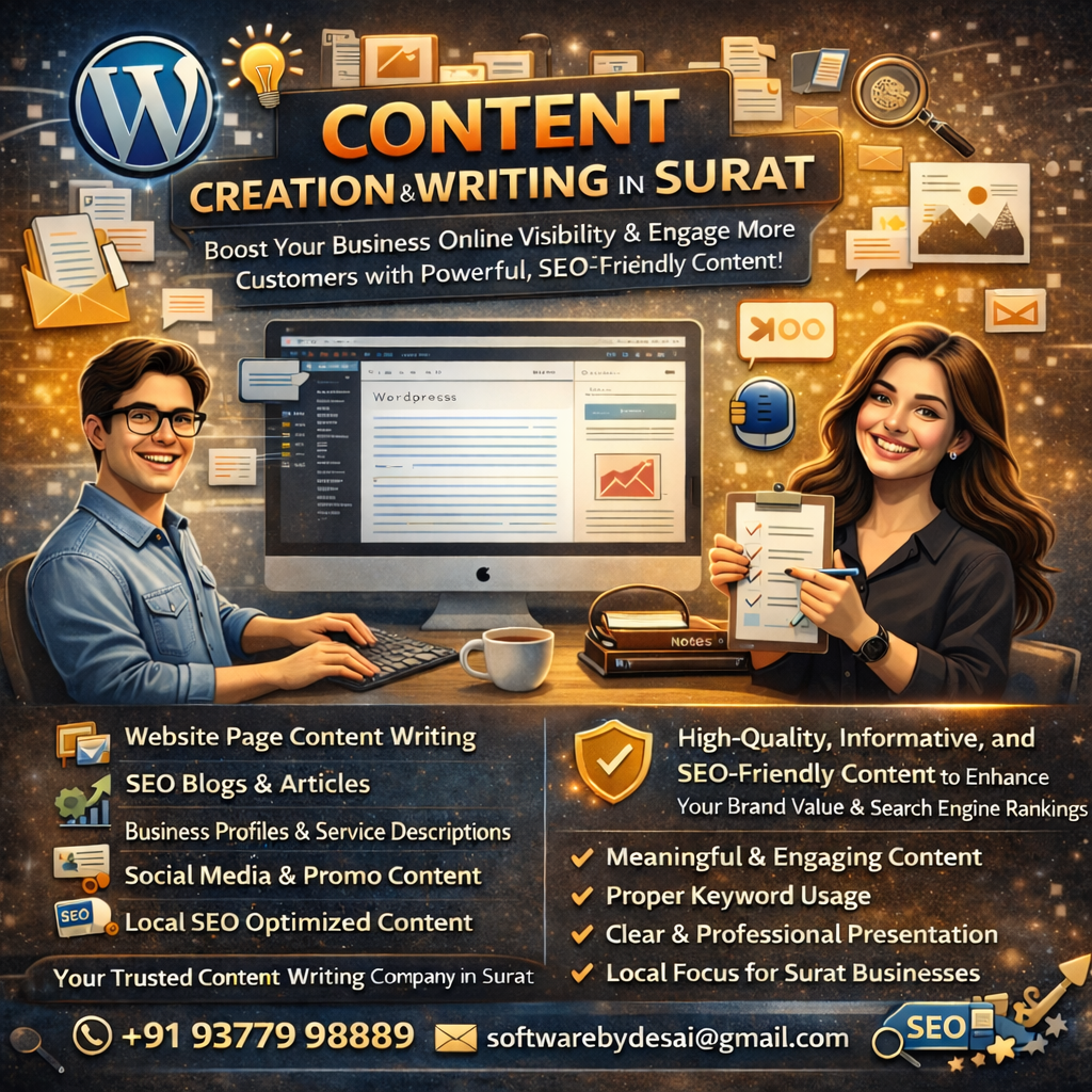 Content Creation Writing in Surat