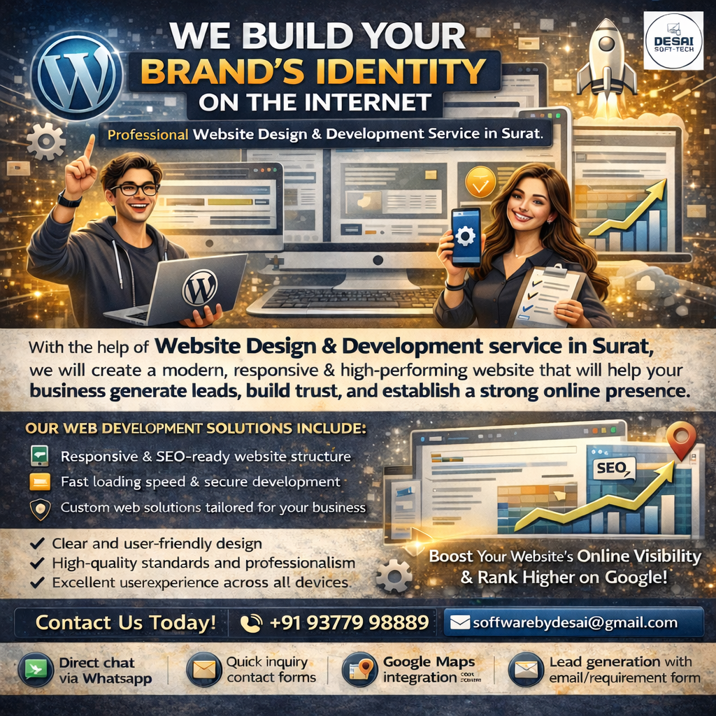 Website Design & Development service in Surat